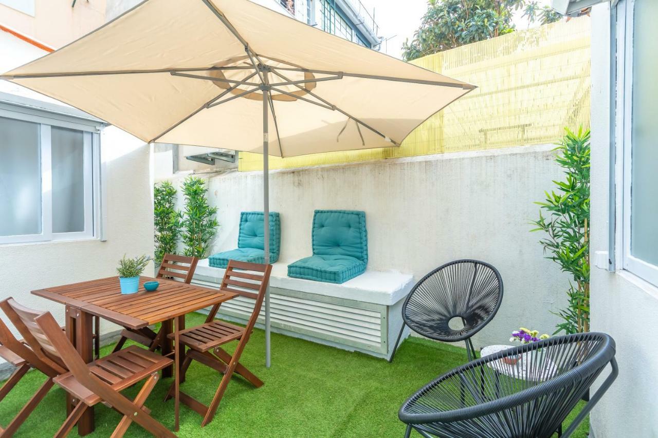 Sunny Apartment With Patio, By Timecooler Lisboa Exteriör bild